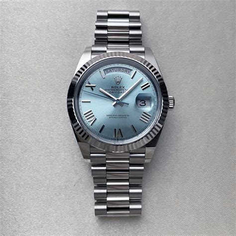 rolex day date titanium|rolex day date platinum 40mm.